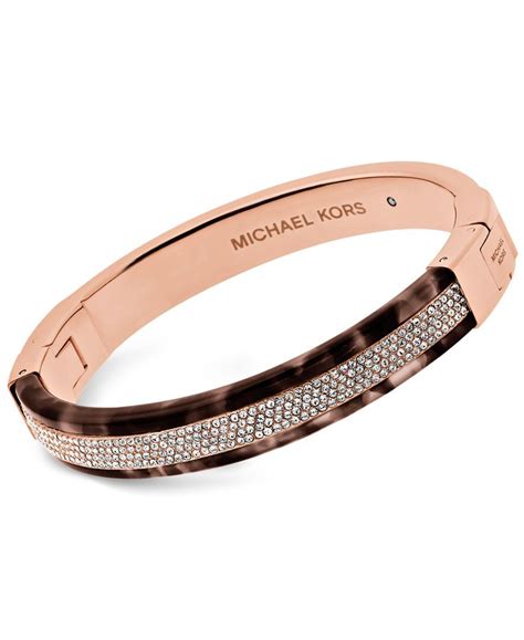 michael kors outlet watches rose gold bracelet|Michael Kors rose gold bangle.